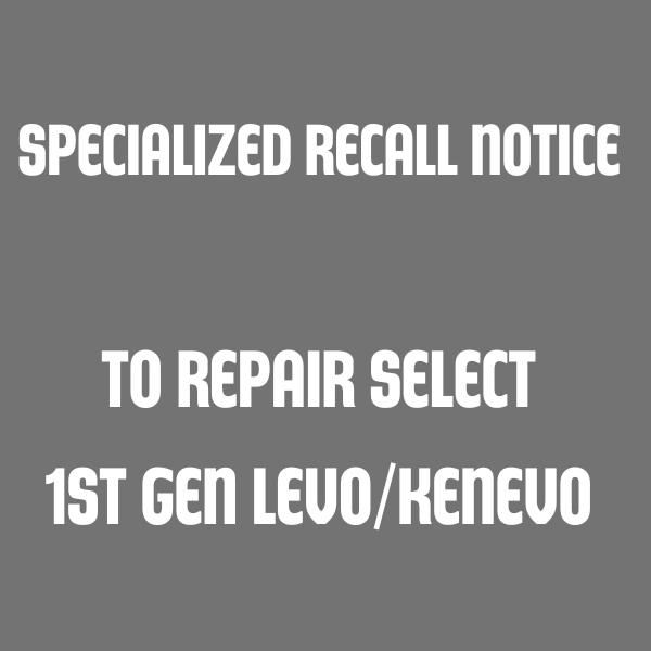Specialized Recall to Repair select 1st Gen Levo/Kenevo Battery Packs